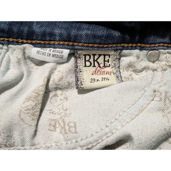 Vintage Beverly Hills Polo Club Jeans Mens 36x30 Blue Dark Wash Baggy Straight - Picture 6 of 7